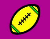 Desenho Bola de futebol americano II pintado por TIAGO