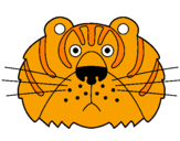 Desenho Tigre III pintado por Rayane