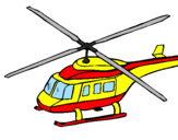Desenho Helicoptero  pintado por fred