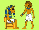 Desenho Os reis egípcios pintado por MarlonF