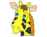 Desenho Cara de girafa pintado por taniasilva