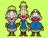 Desenho Os Três Reis Magos pintado por LAGARINHOS