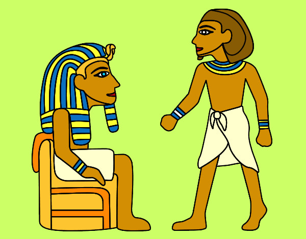 Desenho Os reis egípcios pintado por matheus761