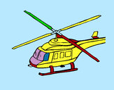 Desenho Helicoptero  pintado por Nilza