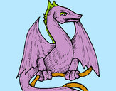 Desenho Dragão  pintado por bubu1233