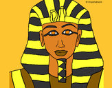 Desenho Tutankamon pintado por bruninho
