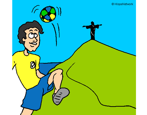Desenho Brasil pintado por alefempn