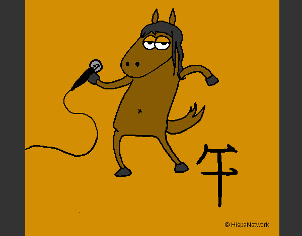 Desenho Cavalo pintado por bruninho