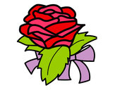 Desenho Rosa, flor pintado por Daysinha 