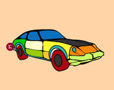 Desenho Carro desportivo pintado por istal