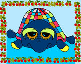 Desenho Tartaruga pintado por sheila