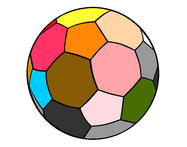 Desenho Bola de futebol II pintado por prudecio