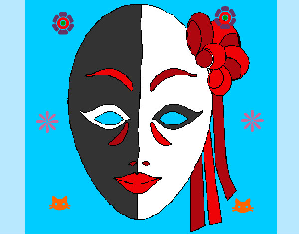 Desenho Máscara italiana pintado por mariana20