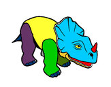 Desenho Triceratops II pintado por ronaldo