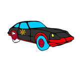 Desenho Carro desportivo pintado por keven