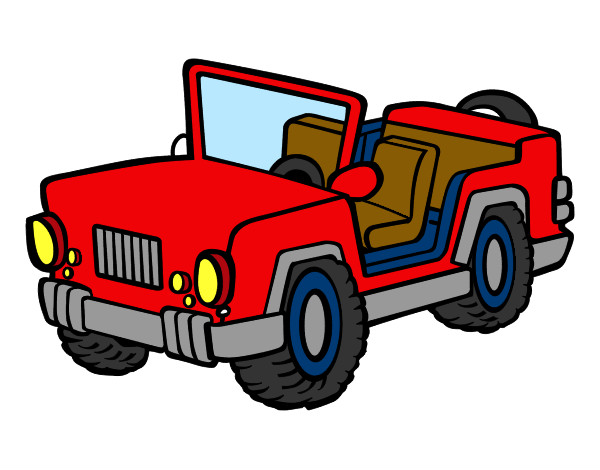 Desenho Jeep pintado por jair