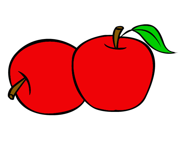 Desenho Dois maçãs pintado por Thaisa3757