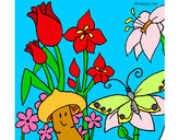 Desenho Fauna e Flora pintado por navroski