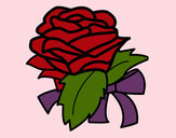 Desenho Rosa, flor pintado por edilaine