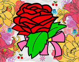 Desenho Rosa, flor pintado por EnzoArante