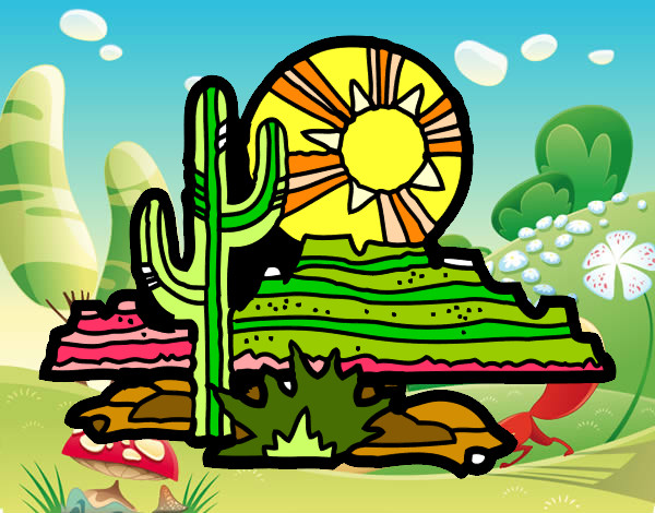 Desenho Deserto do Colorado pintado por MARIANE99