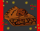 Desenho Tarte de chocolate pintado por Nate