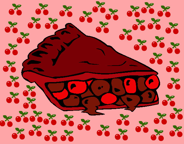 Desenho Tarte de fruta pintado por Nate