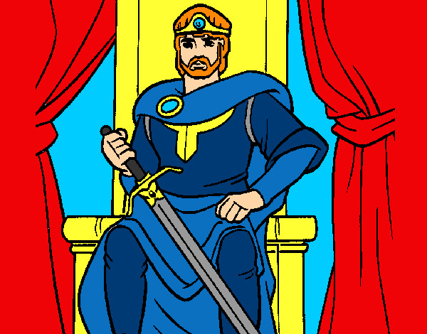 Desenho Cavaleiro rei pintado por matheus123