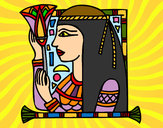 Desenho Cleopatra pintado por Tony