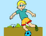 Desenho Jogar futebol pintado por Emilly_s2