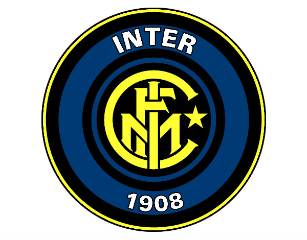 Desenho Emblema do Inter de Milão pintado por luquinha
