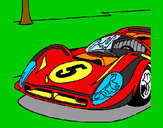 Desenho Automóvel número 5 pintado por ricki