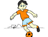 Desenho Jogar futebol pintado por Ritinha