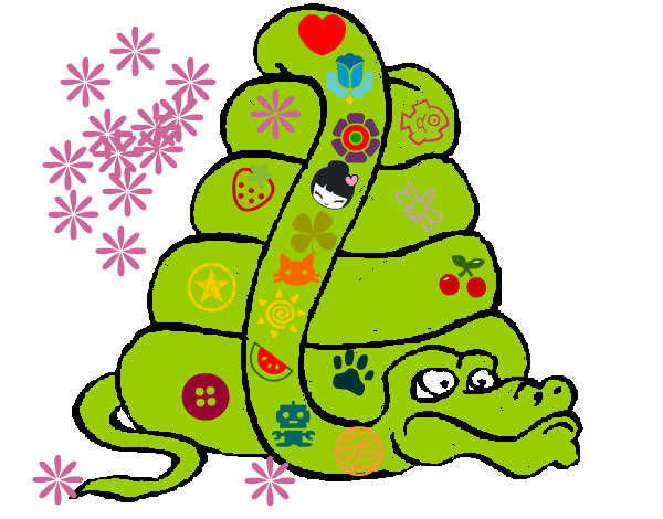 Desenho Serpente grande pintado por DanielLima