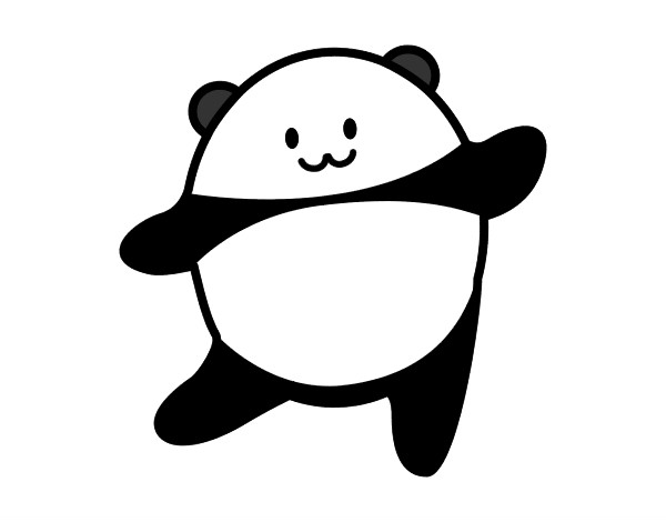 Desenhos de Pandas para Colorir - Colorir.com