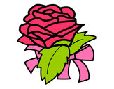 Desenho Rosa, flor pintado por victo
