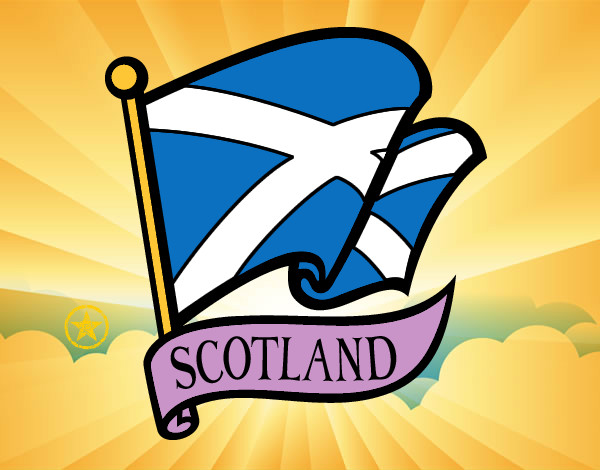 Desenho Bandeira da Escócia pintado por LukasDDL