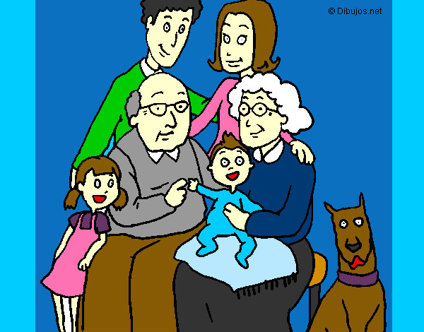 Desenho Família pintado por Carlia93
