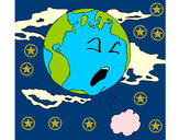 Desenho Terra doente pintado por Luna10