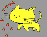 Desenho Cria de gato pintado por melissa08
