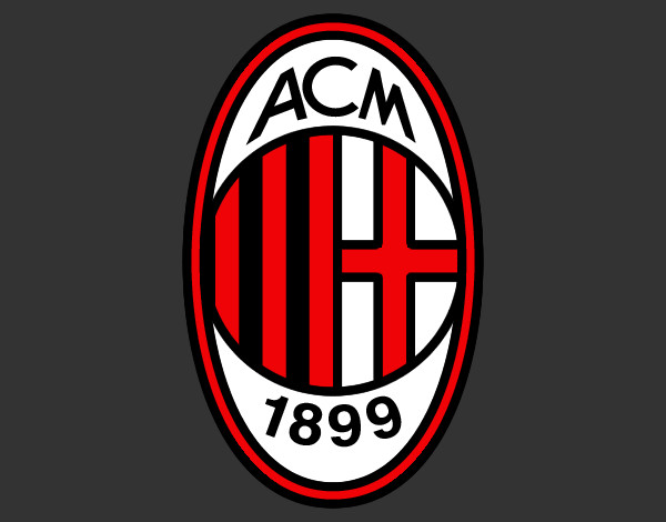 Desenho Emblema do AC Milan pintado por lucasgta