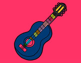Desenho Guitarra clássica pintado por lucasgta20