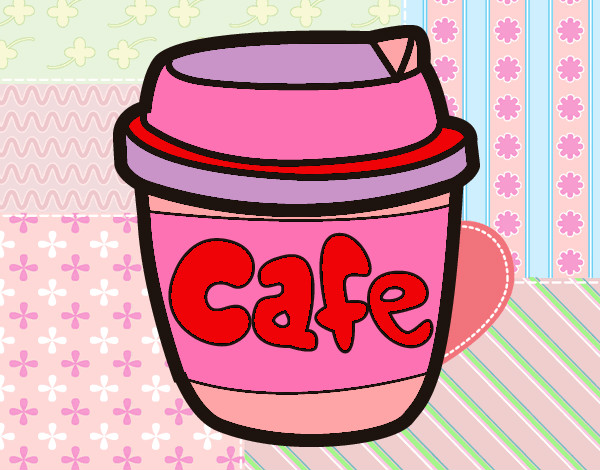 Desenho Xícara de café pintado por duda_bonan