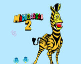 Desenho Madagascar 2 Marty 2 pintado por daniel23