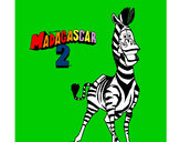 Desenho Madagascar 2 Marty 2 pintado por Nickty2012