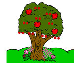 Desenho Macieira  pintado por gesilane 