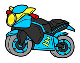 Desenho Moto esportiva pintado por jhonatan