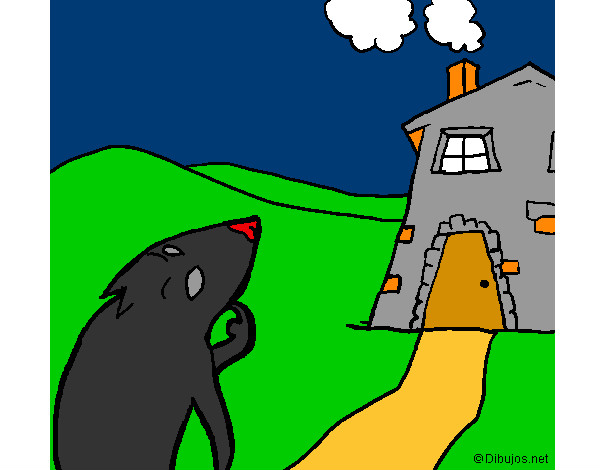 Os Três Porquinhos-O Lobo Mau Olha a Casa de Tijolos