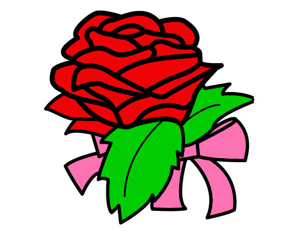 Desenho Rosa, flor pintado por rayanee