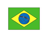 Desenho Brasil pintado por luas